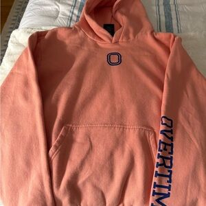 Overtime Boys Hoodie orange YXL- good condition